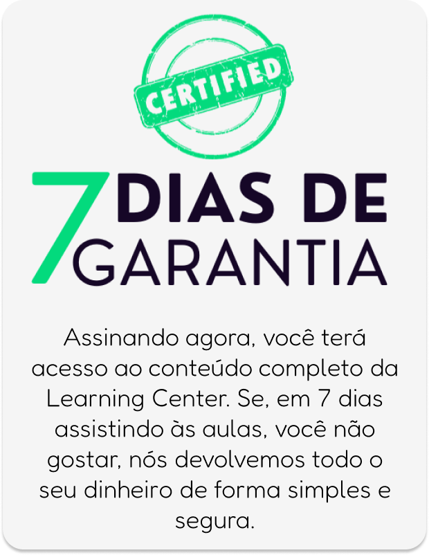 imamgem de um card com informações sobre garania